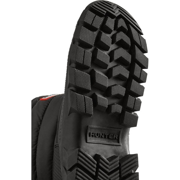 Hunter Intrepid Short Snow Boots Women's Size 7 US Black Insulated Waterproof - Picture 4 of 6